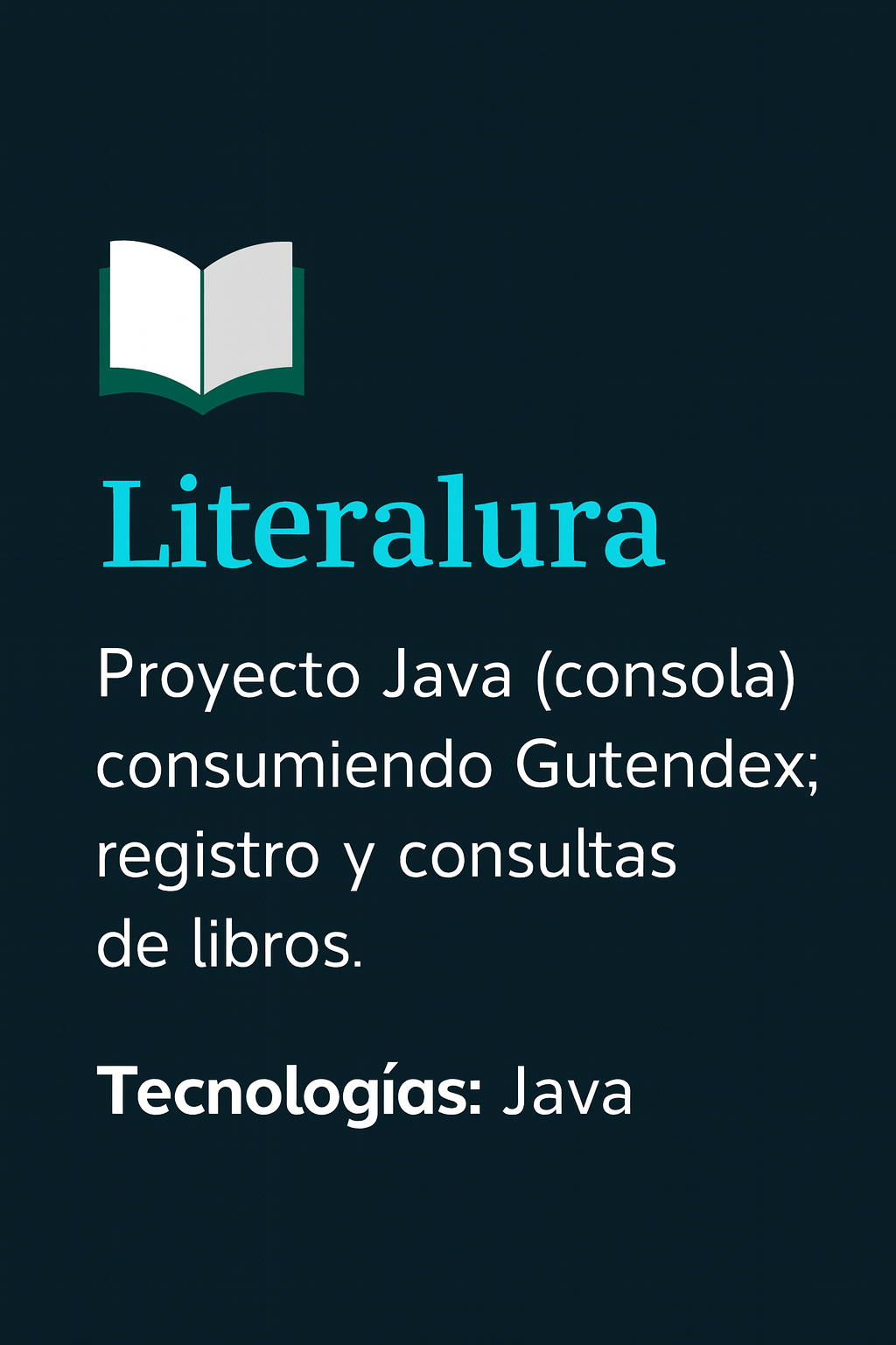 Literalura (Java)